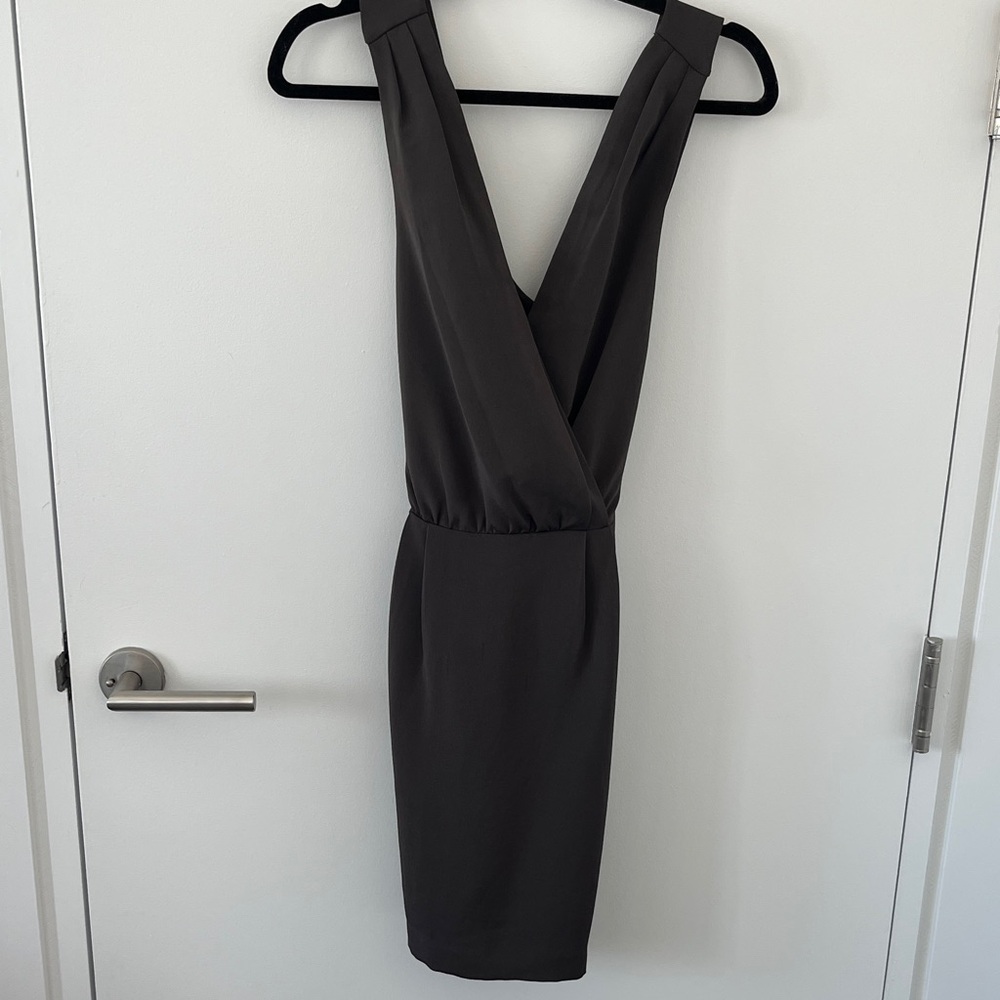 BCBGeneration Olive Cross-Back Dress